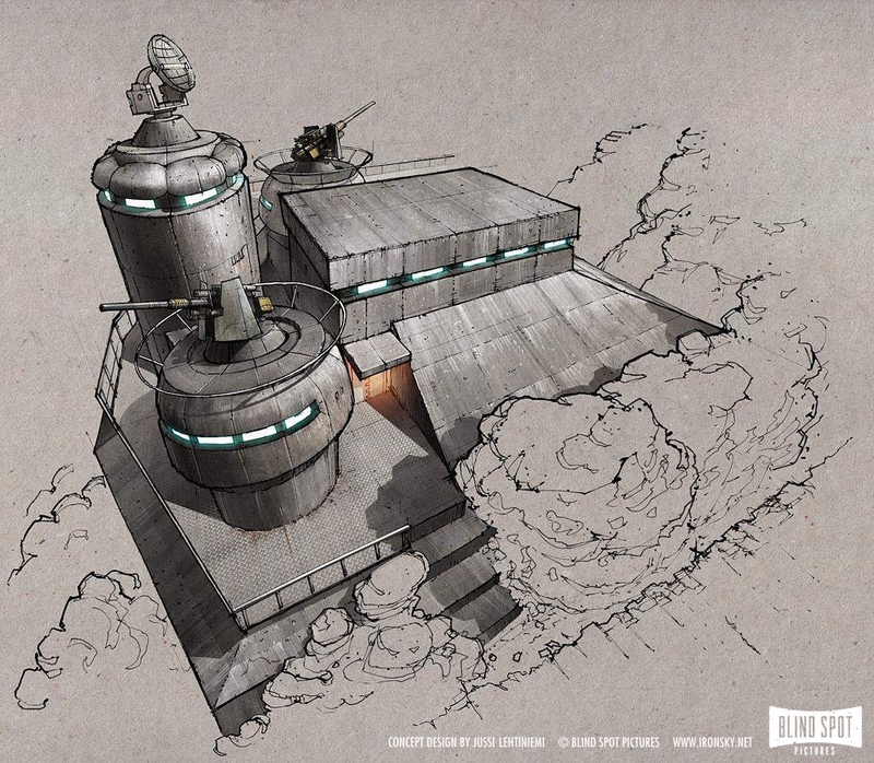 Illustration for article titled Fantastic Concept Art from the "Moon Nazi" Movie Iron Sky